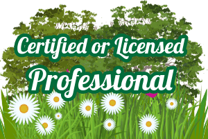 Certified or Licensed Professional Badge